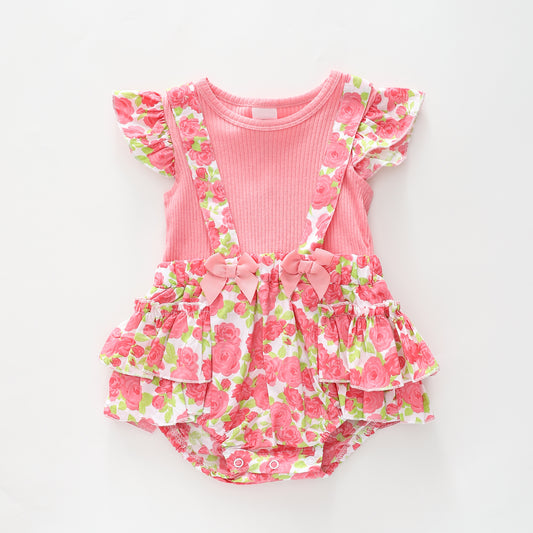 Baby Girls, Rose Sunsuit and tee Ollies Place