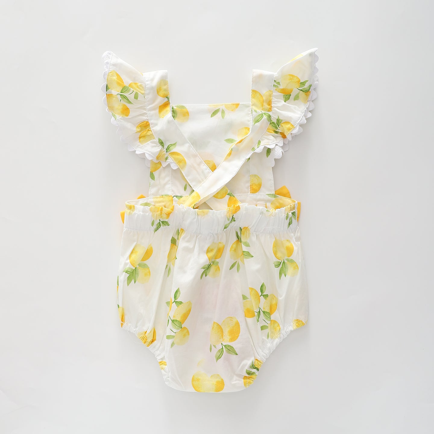 Baby Girls, Lemon Print Sunsuit Ollies Place