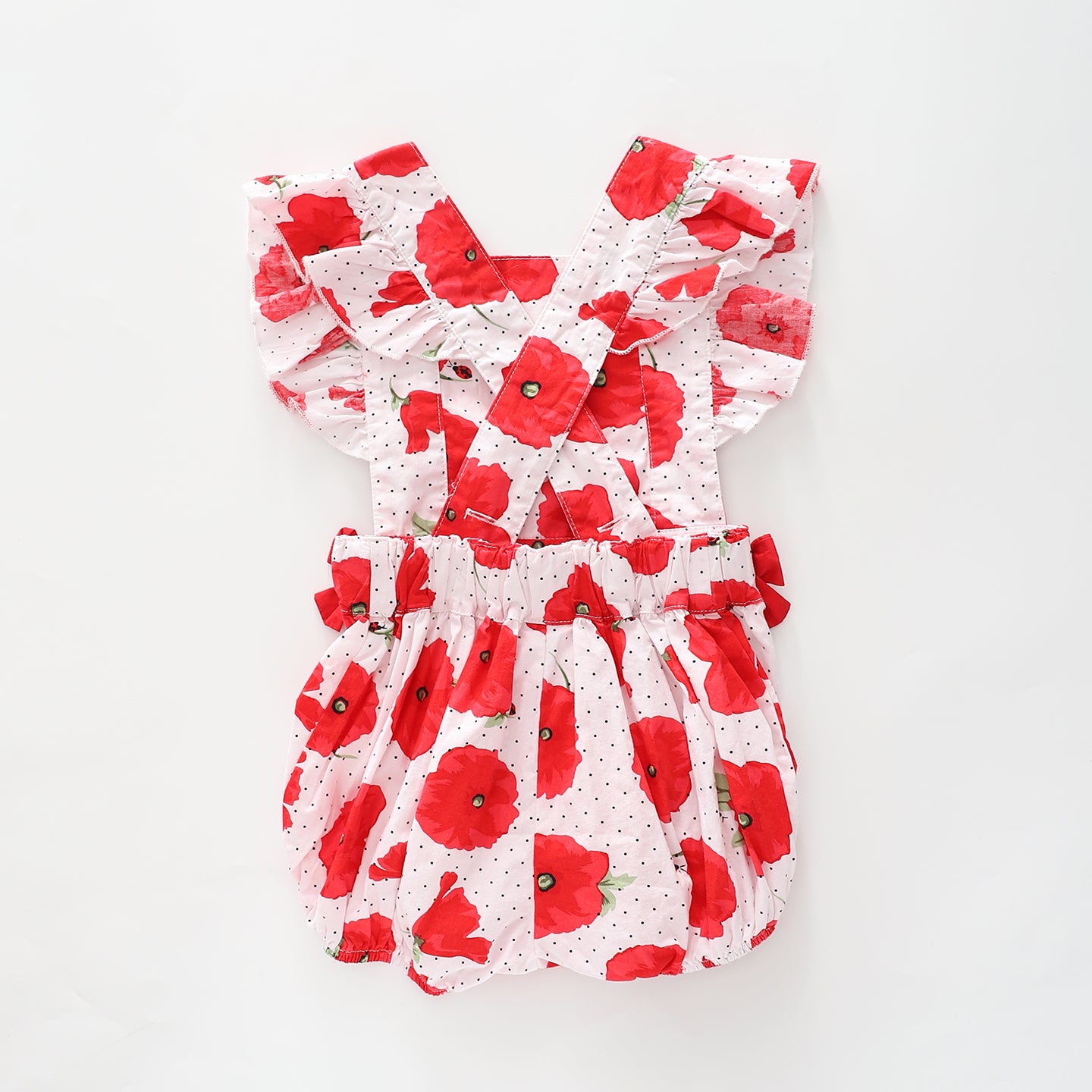 Baby Girls, Pretty Poppy Sunsuit Ollies Place