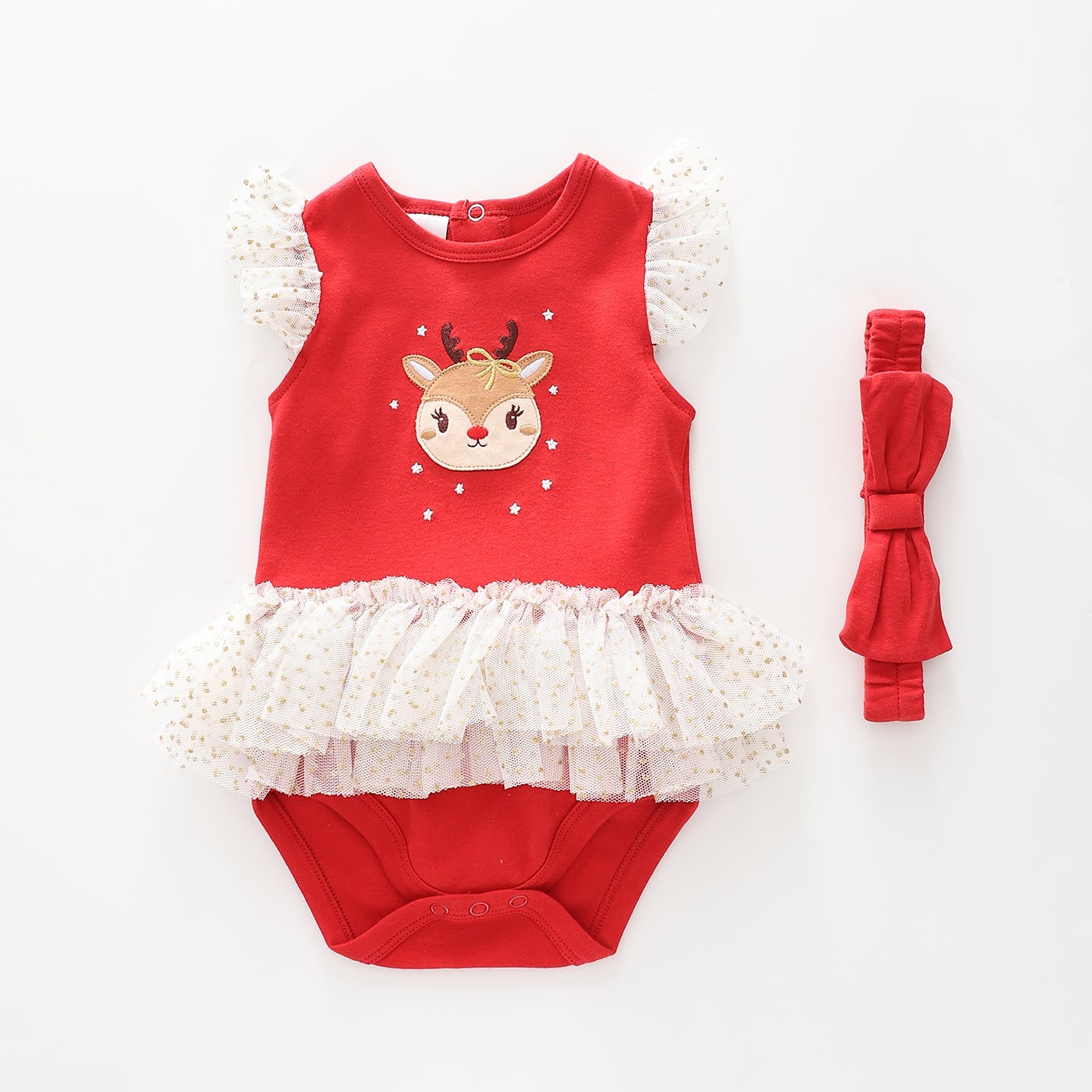 Baby Girls Christmas Bodysuit Set Ollies Place