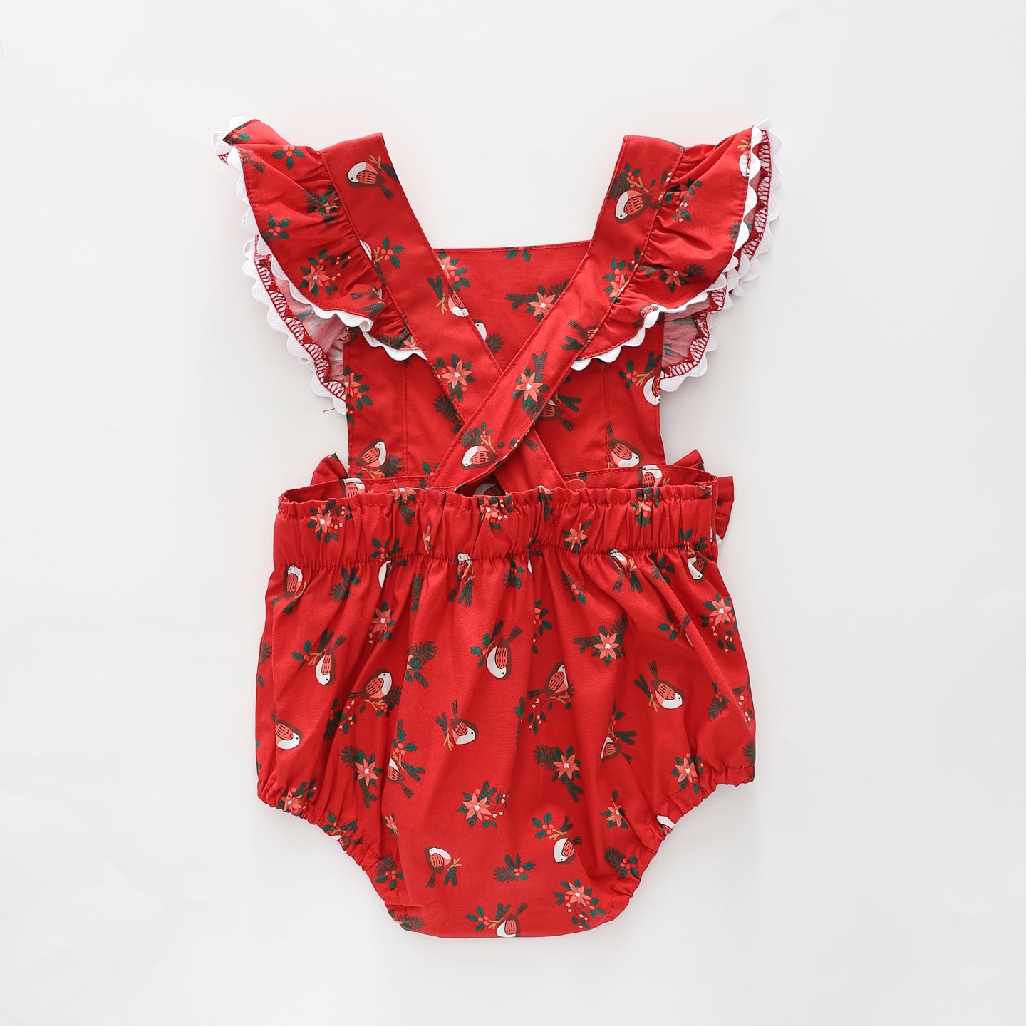 Infant Girls Christmas Sunsuit Ollies Place