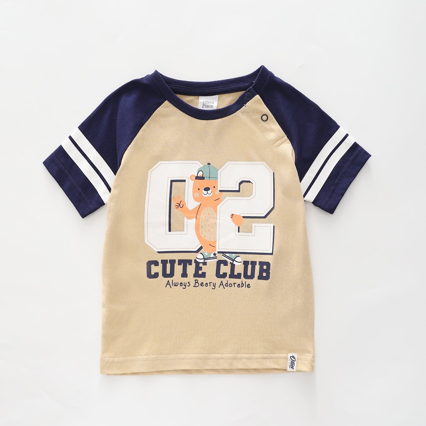 Infant Boys Bear Club Raglan Tee Ollies Place