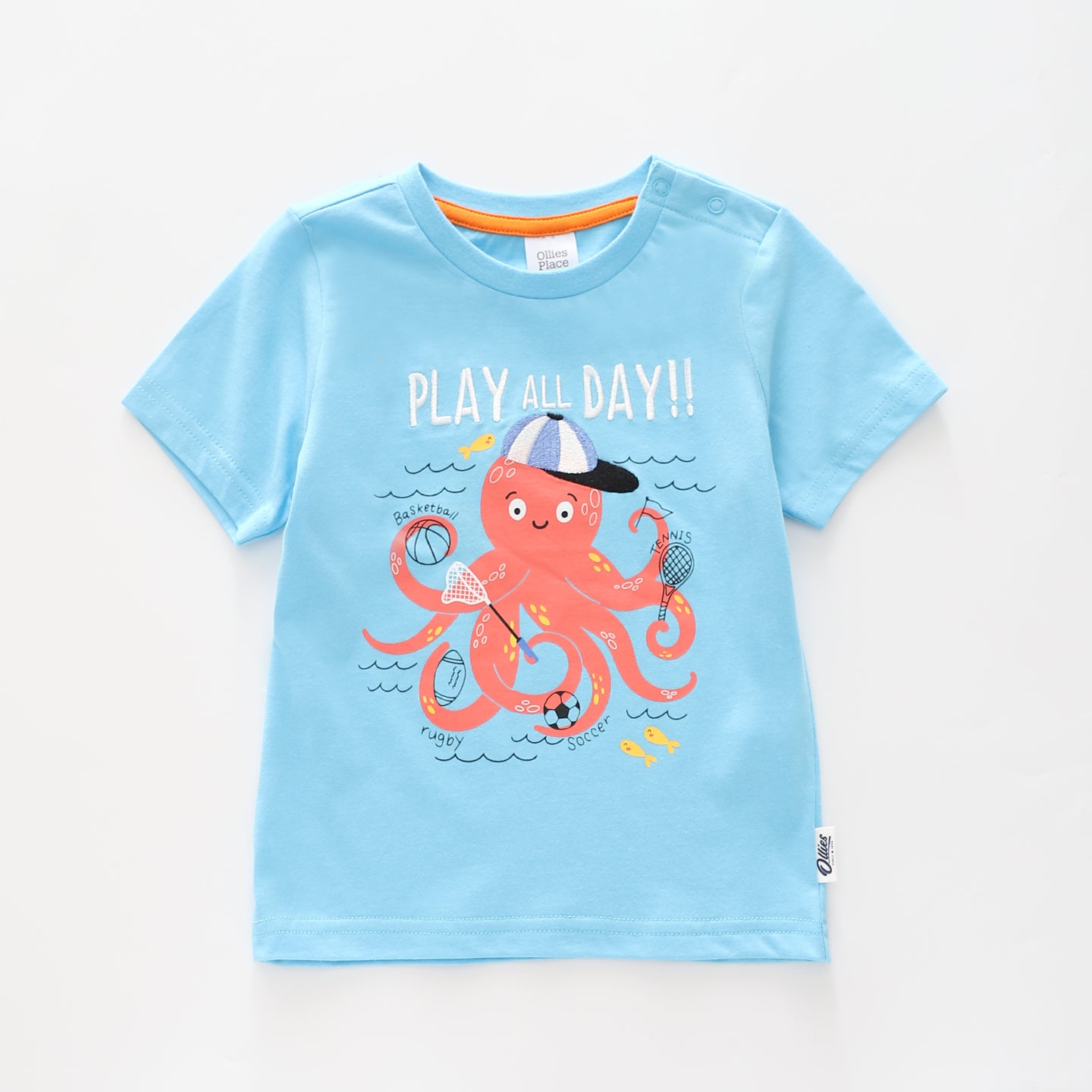 Infant Boys Play All Day Print Tee Ollies Place