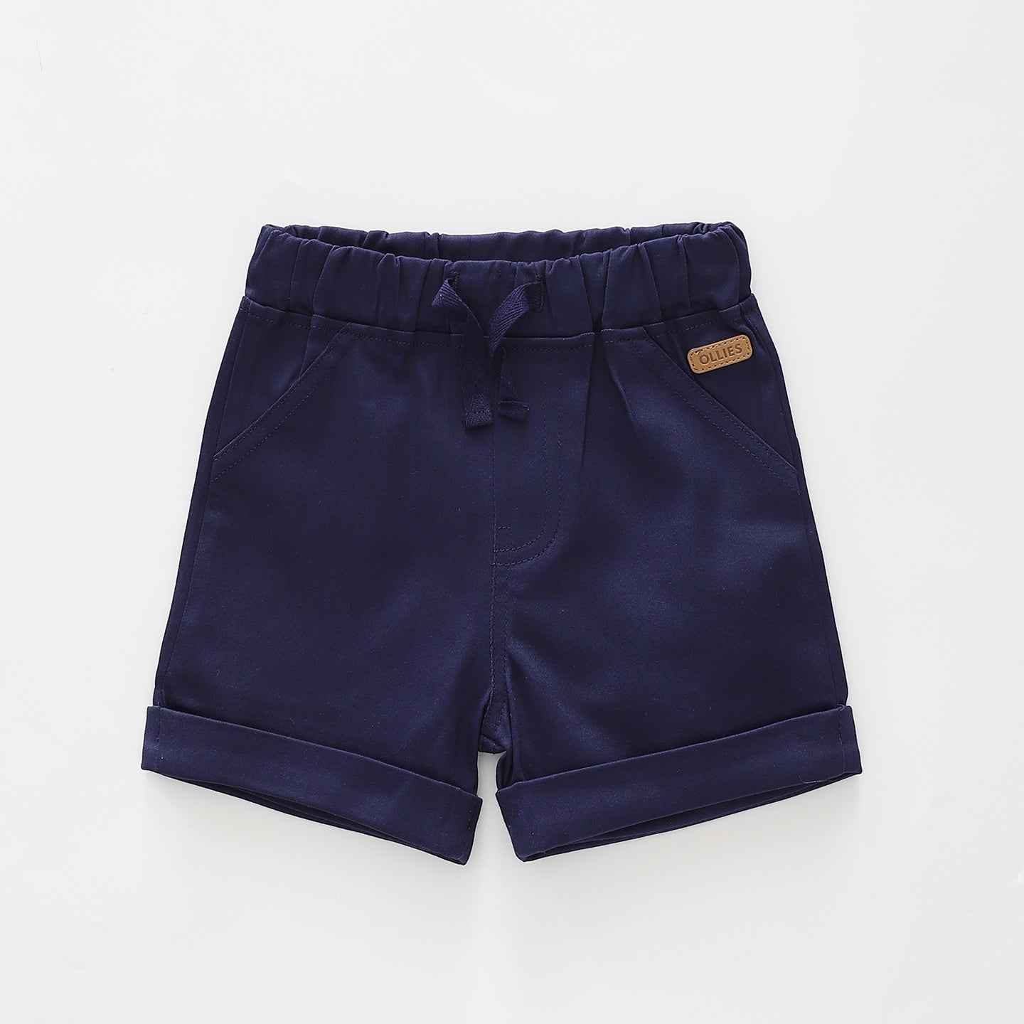 Infant Boys Navy Blue Woven Shorts Ollies Place