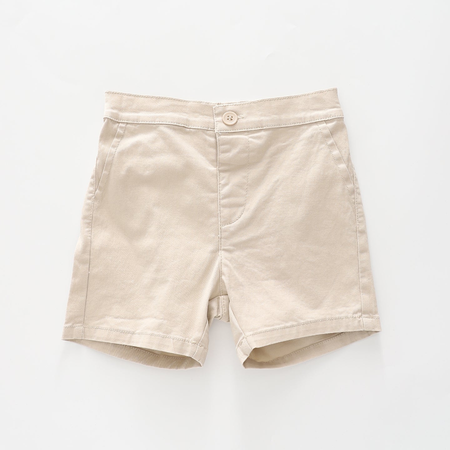 Infant Boys Beige Woven Short Ollies Place