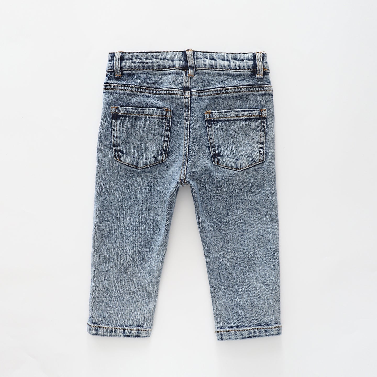 Infant Boys Washed Blue Denim Jeans Ollies Place