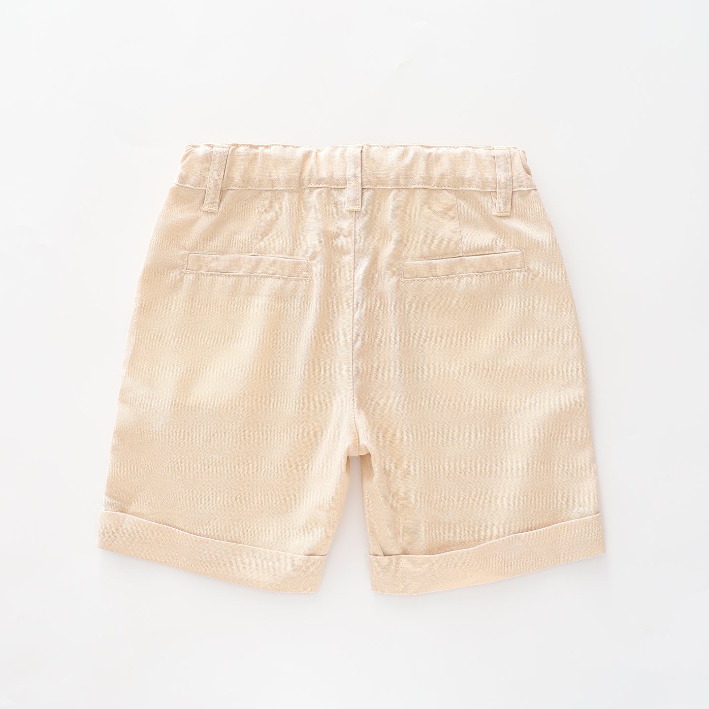 Infant Boys Cotton & Linen Shorts Ollies Place