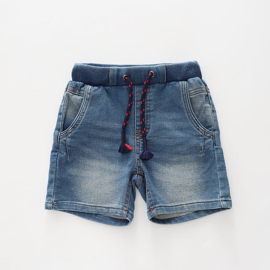 Boys Denim Look Shorts Ollies Place