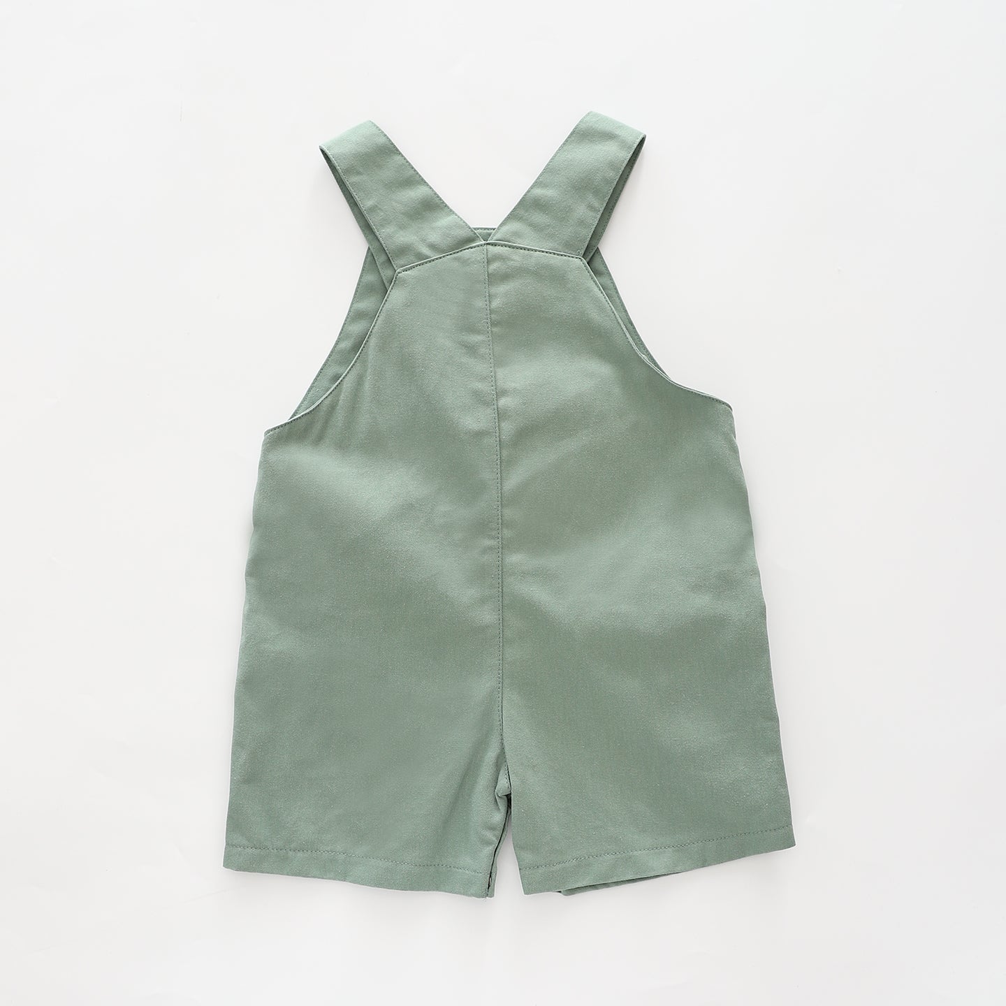 Infant Boys Green Short Overalls Ollies Place