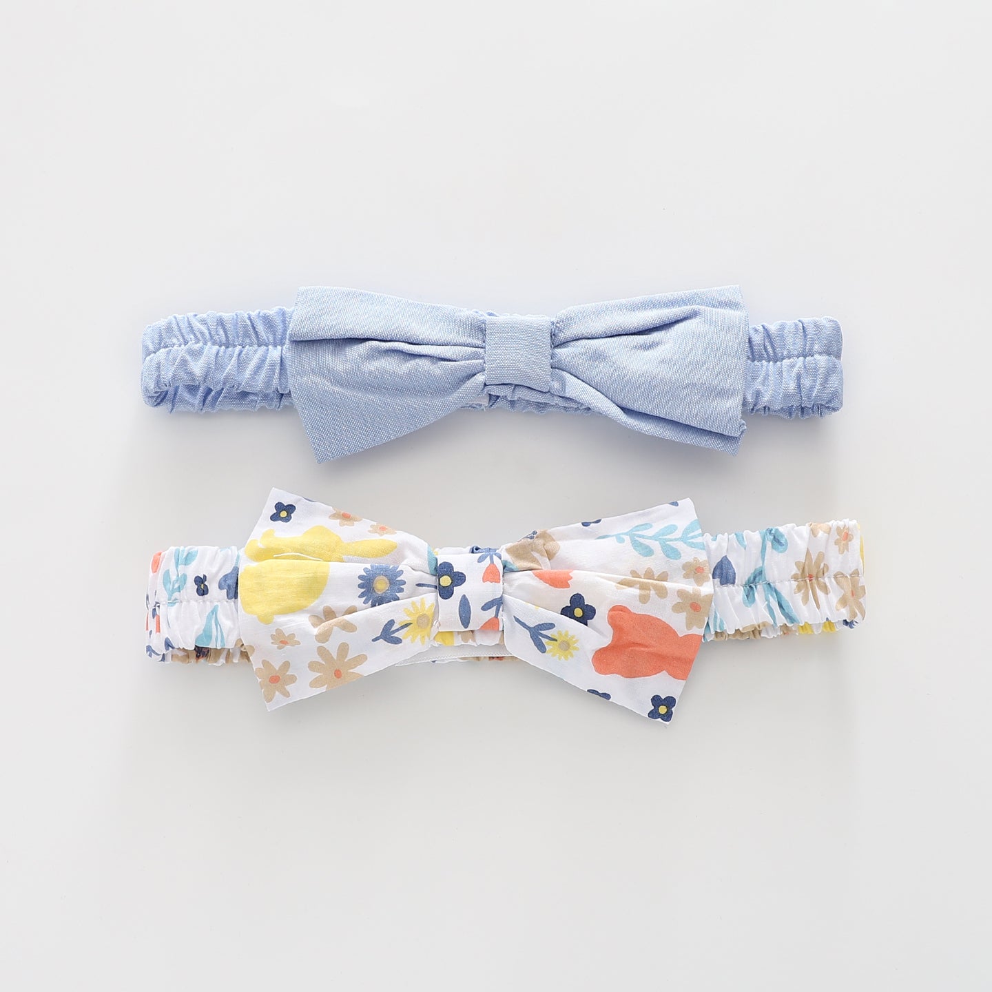 Infant Girls, Summer Bunny Headbands 2-Pack Set Ollies Place