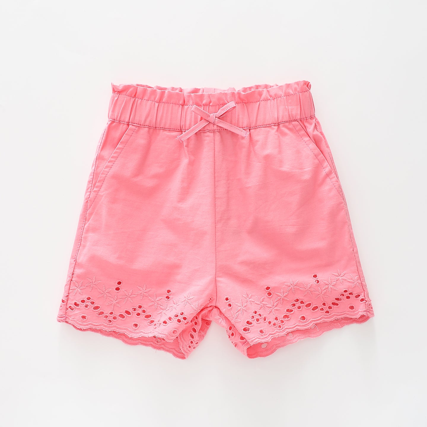 Infant Girls, Pink Woven Shorts Ollies Place