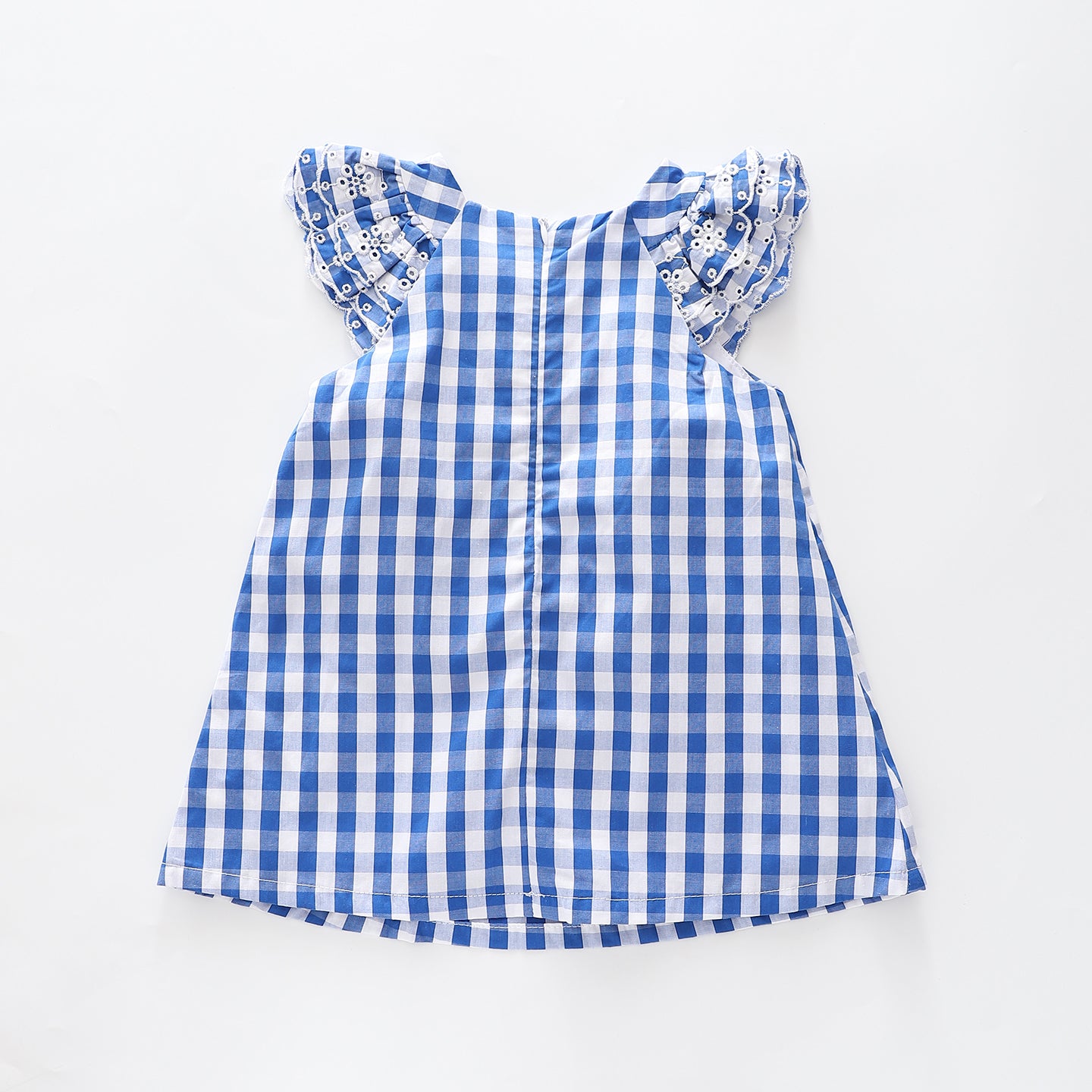 Infant Girls, Navy Daisy Check Dress Ollies Place