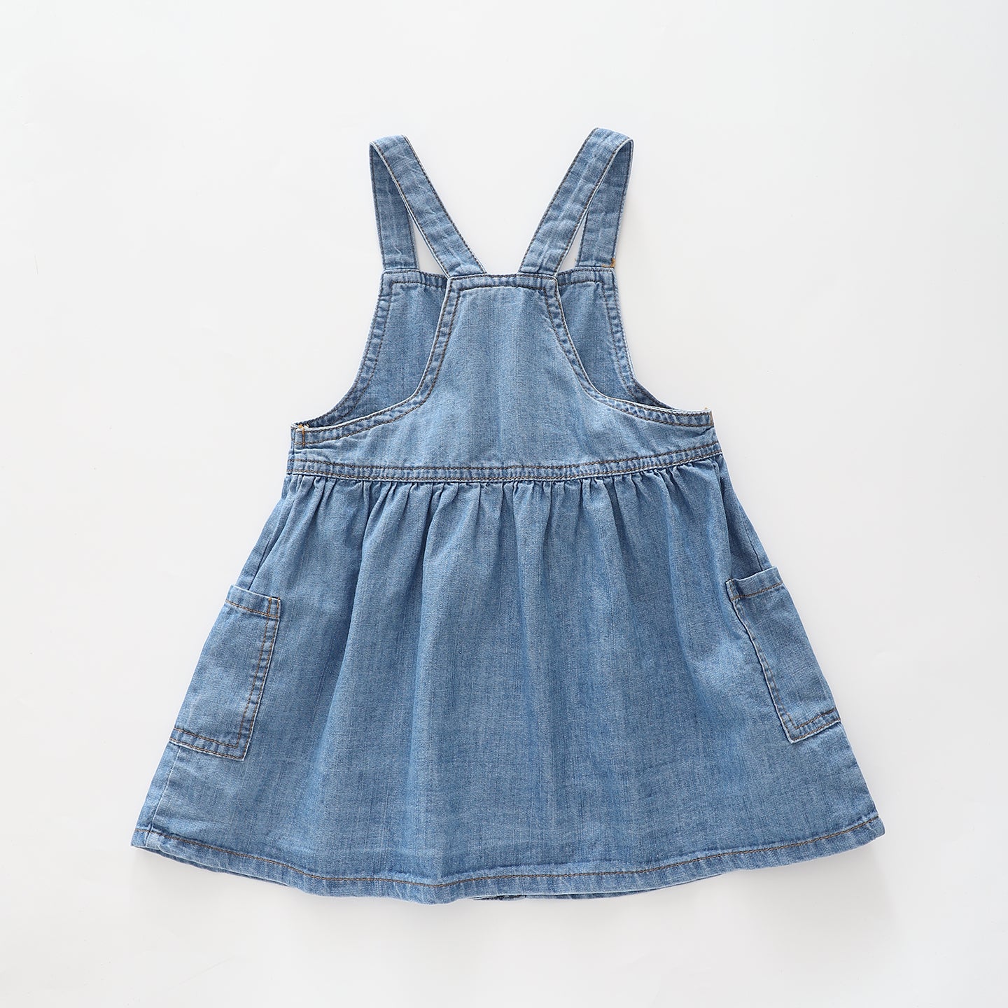 Baby denim pinafore best sale