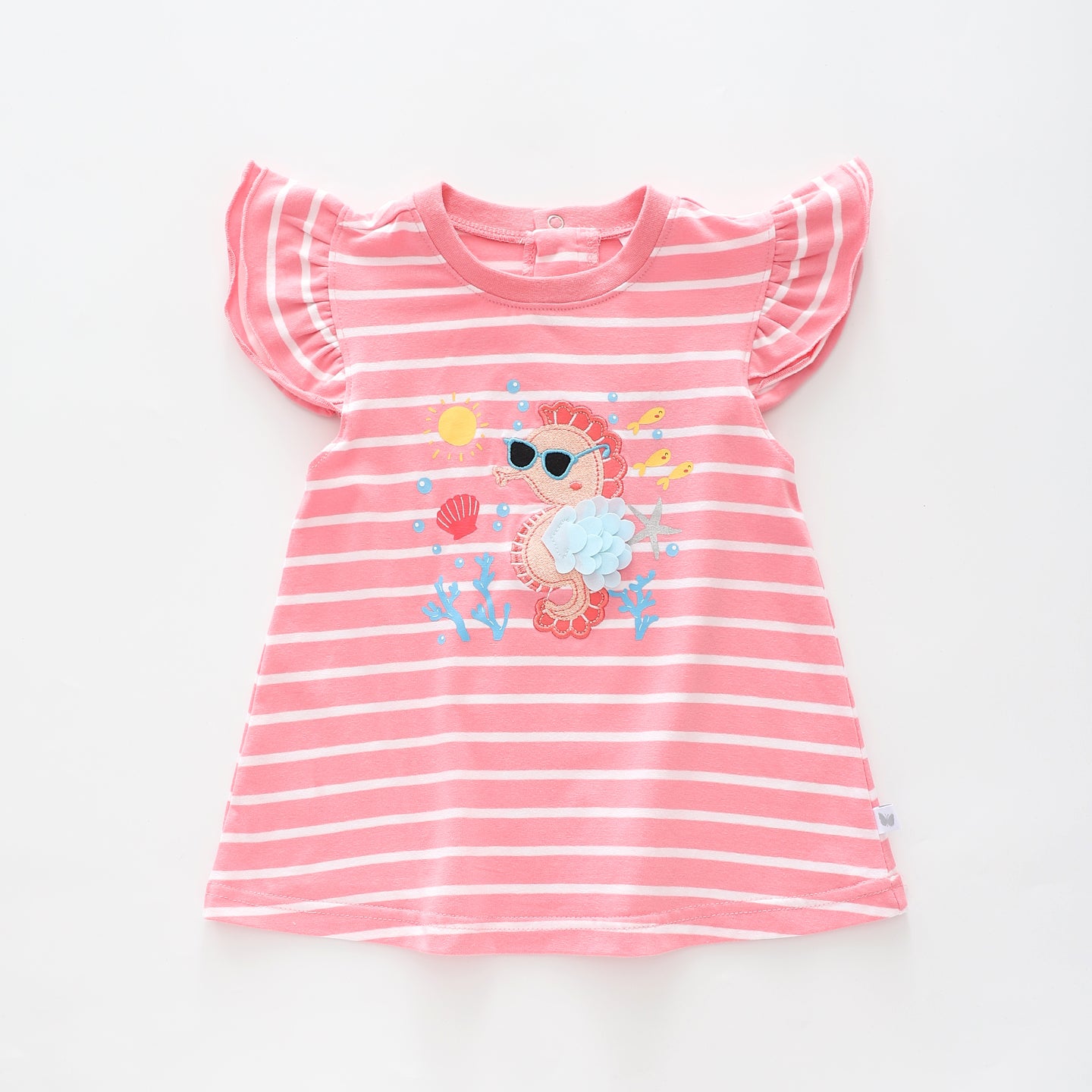 Infant Girls Seahorse Print Tee Ollies Place