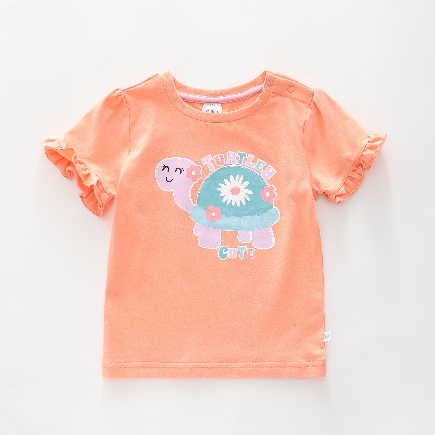 Infant Girls Turtley Cute Print Tee Ollies Place