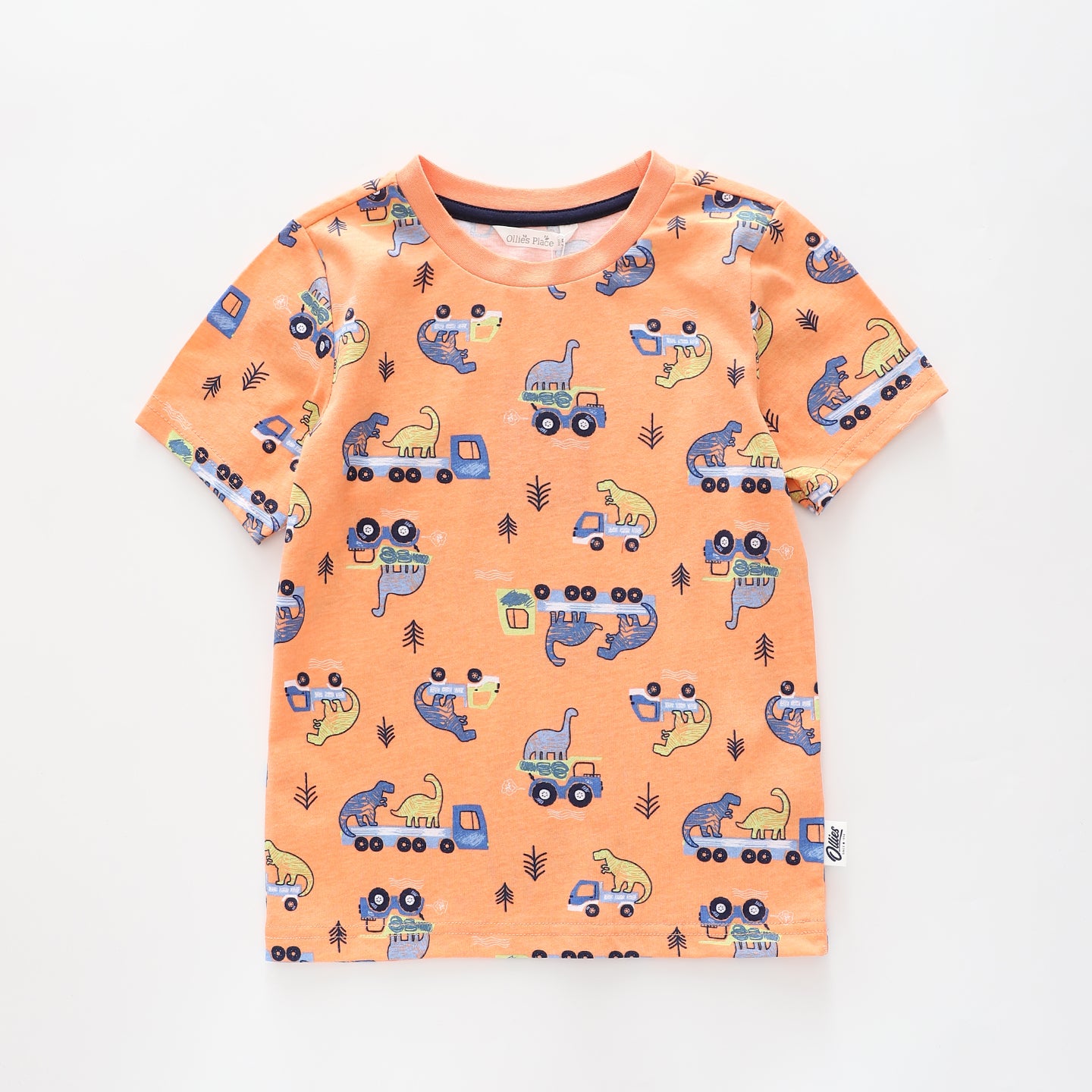 Junior Boys Dino Truck Tee Ollies Place