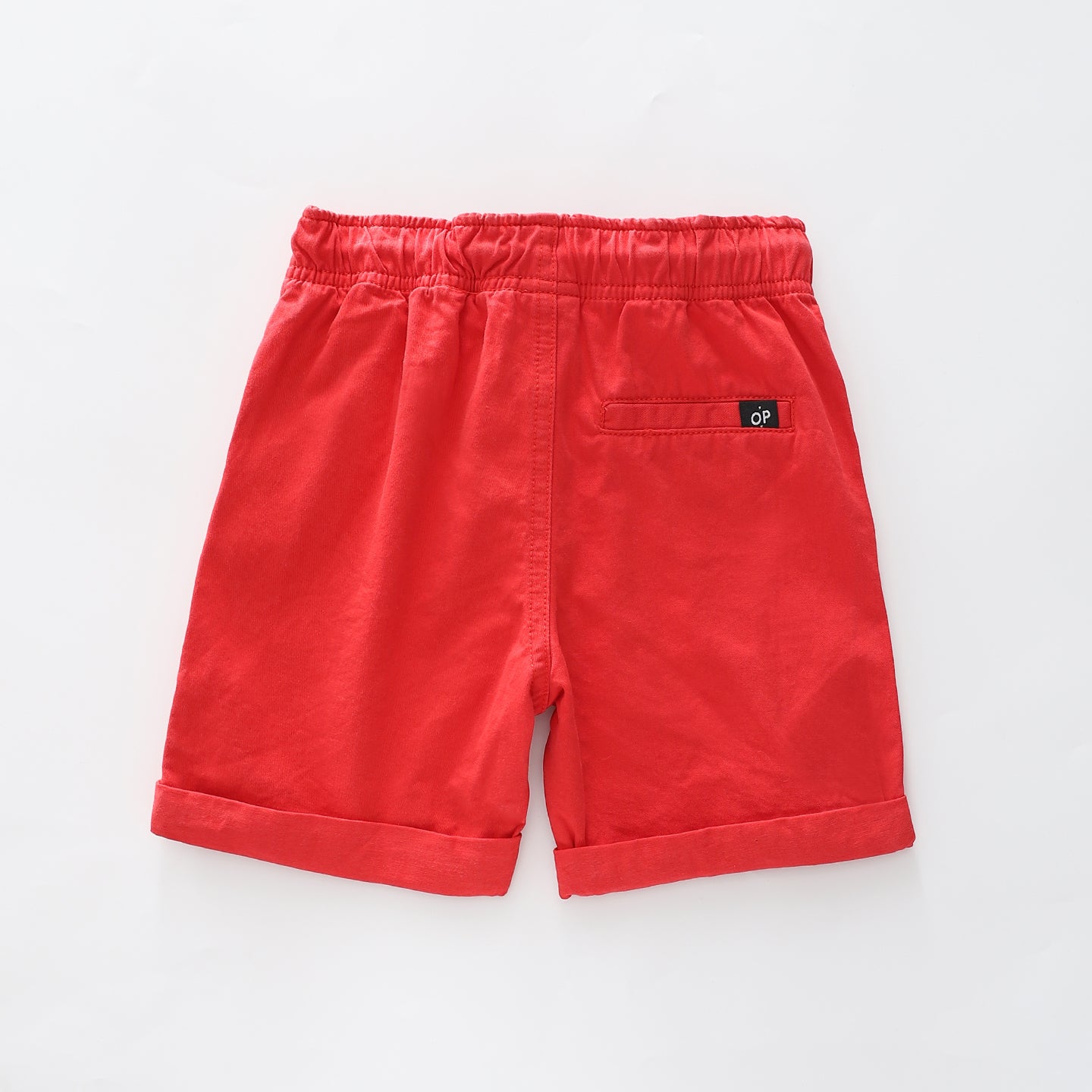 Junior Boys Red Woven Shorts Ollies Place