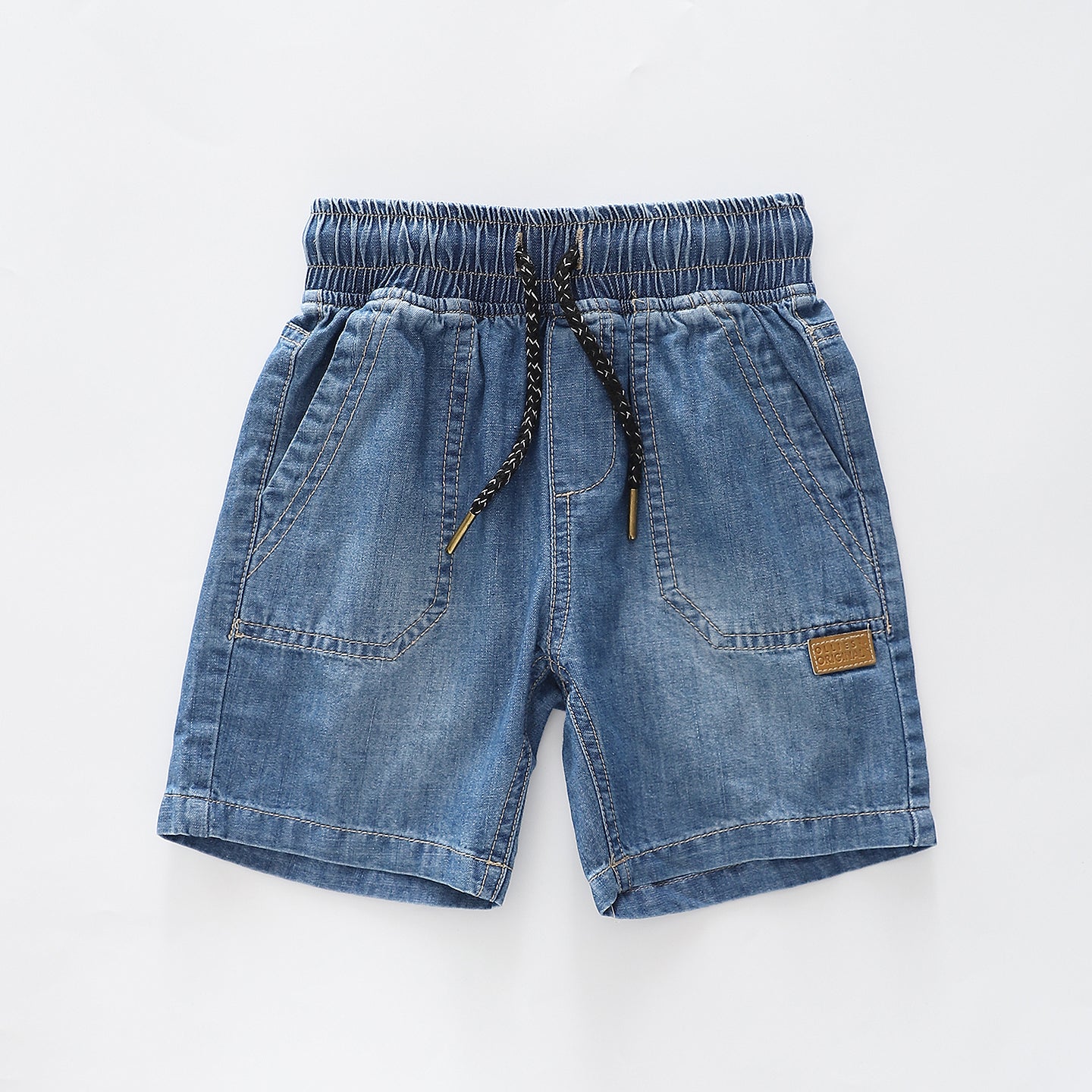 Junior Boys Blue Denim Skate Shorts Ollies Place