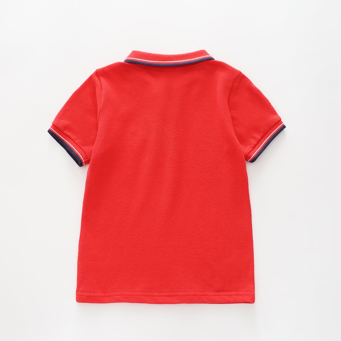 Junior Boys Red Polo Top Ollies Place