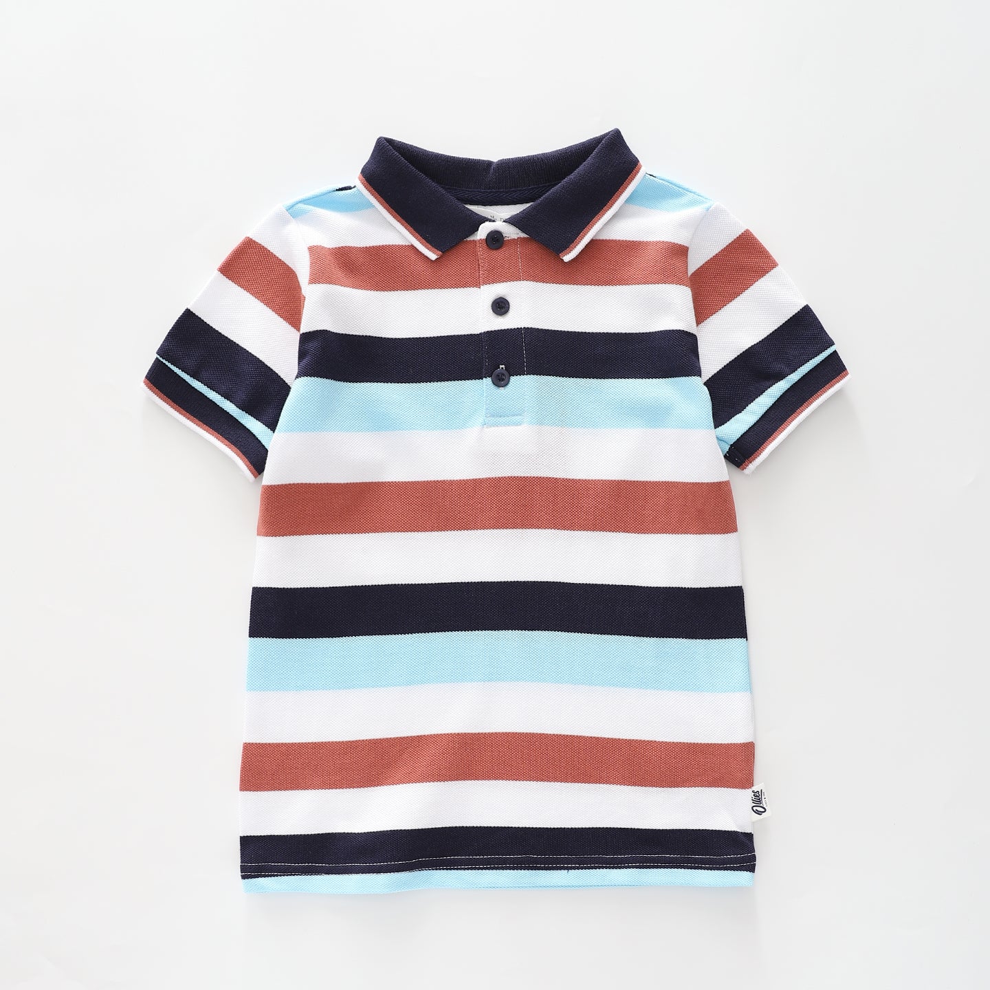 Junior Boys Casual Stripes Polo Top Ollies Place