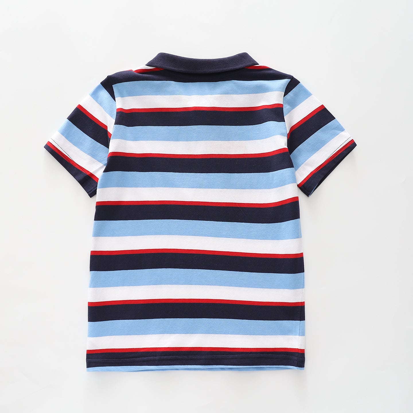 Blue Stripe Polo Tee Ollies Place