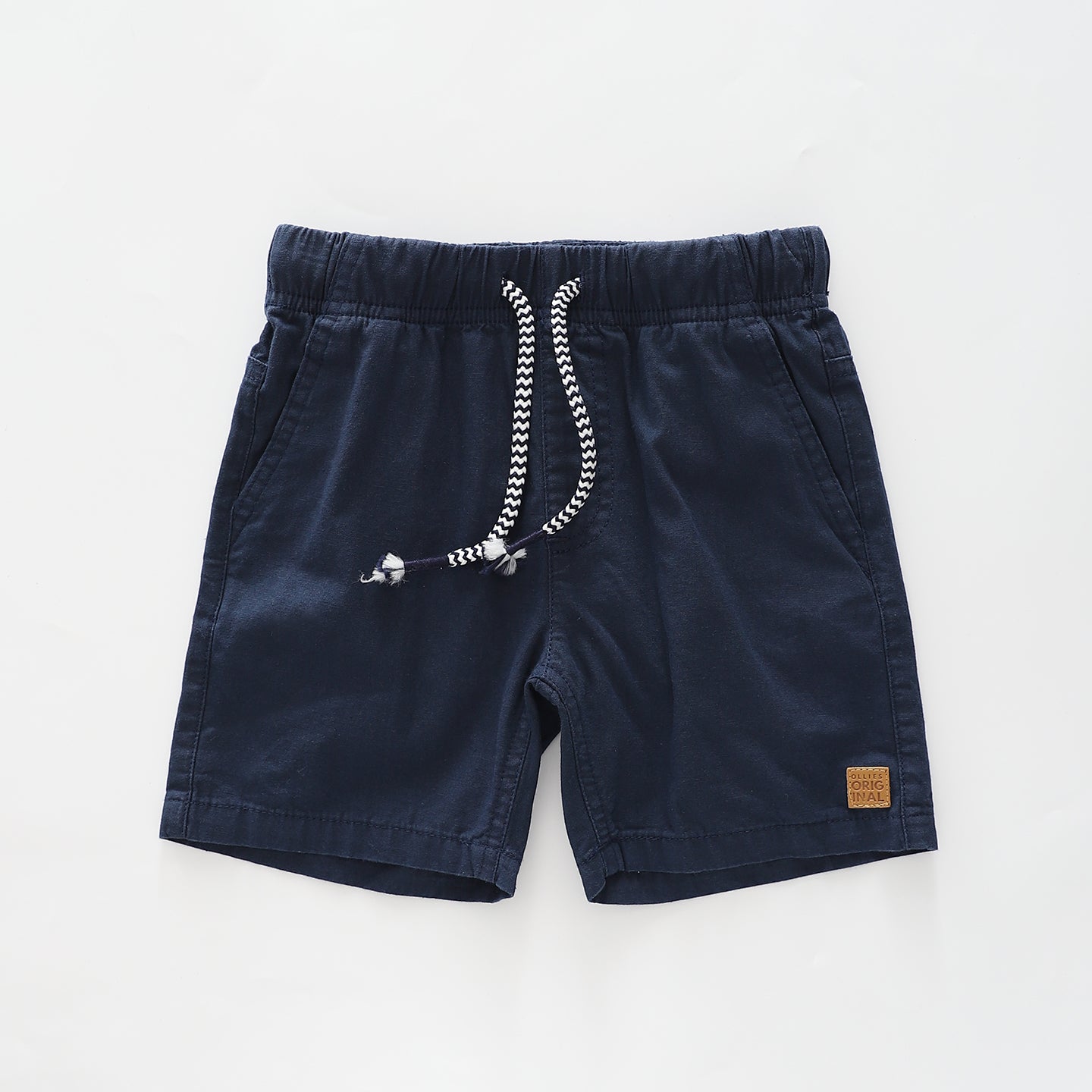 Junior Boys Navy Blue Woven Shorts Ollies Place