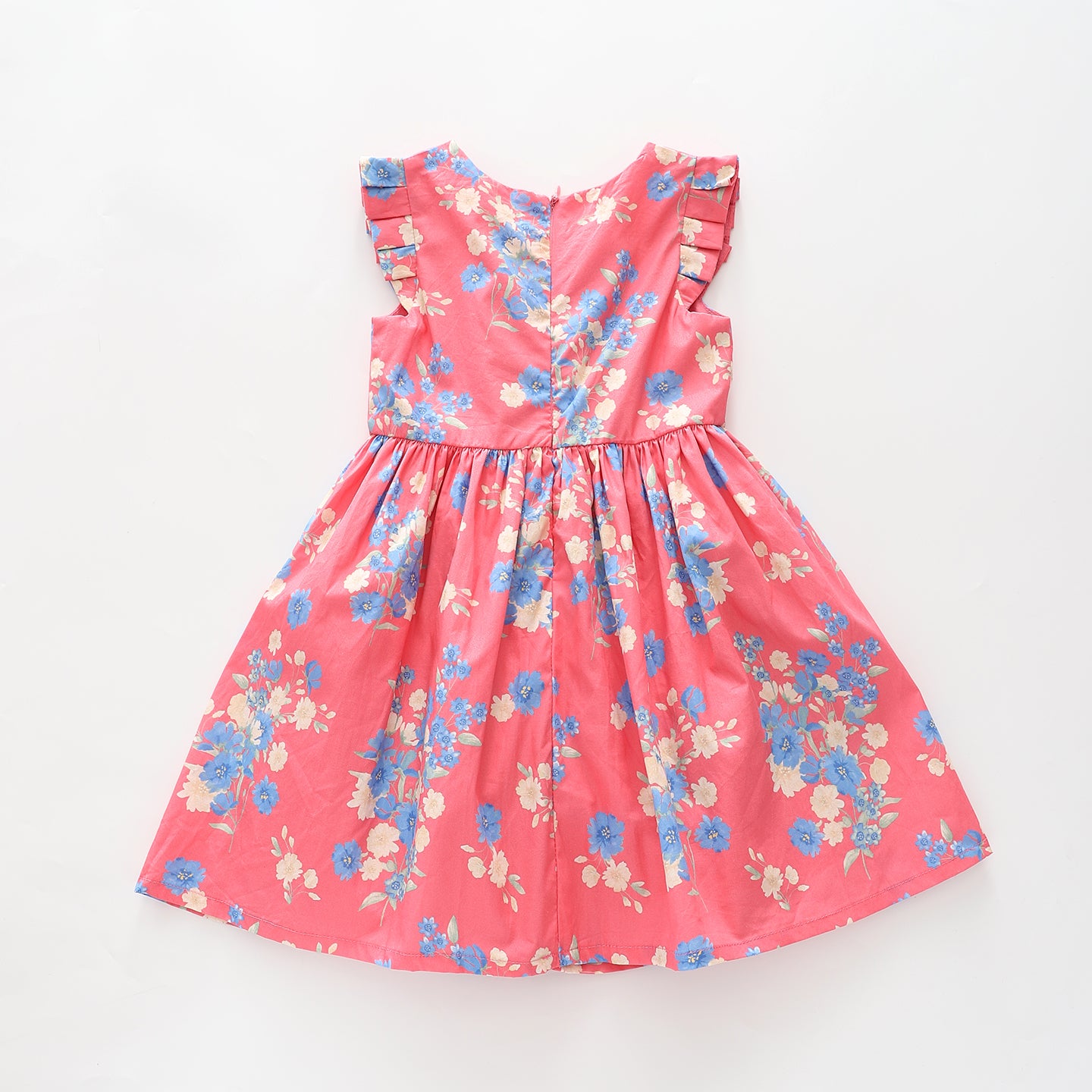 Girls Blue Blooms Dress Ollies Place