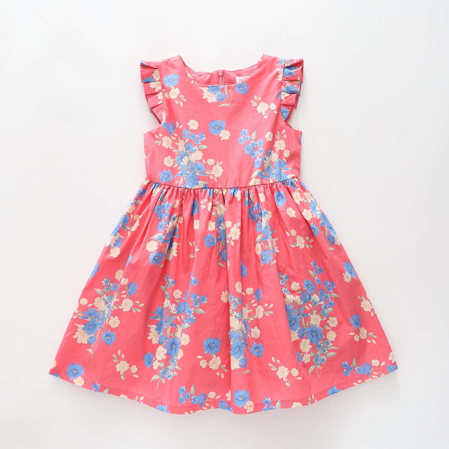 Girls Blue Blooms Dress Ollies Place