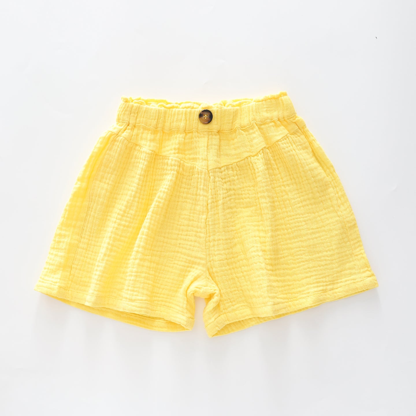 Girls Yellow Cheesecloth Shorts Ollies Place