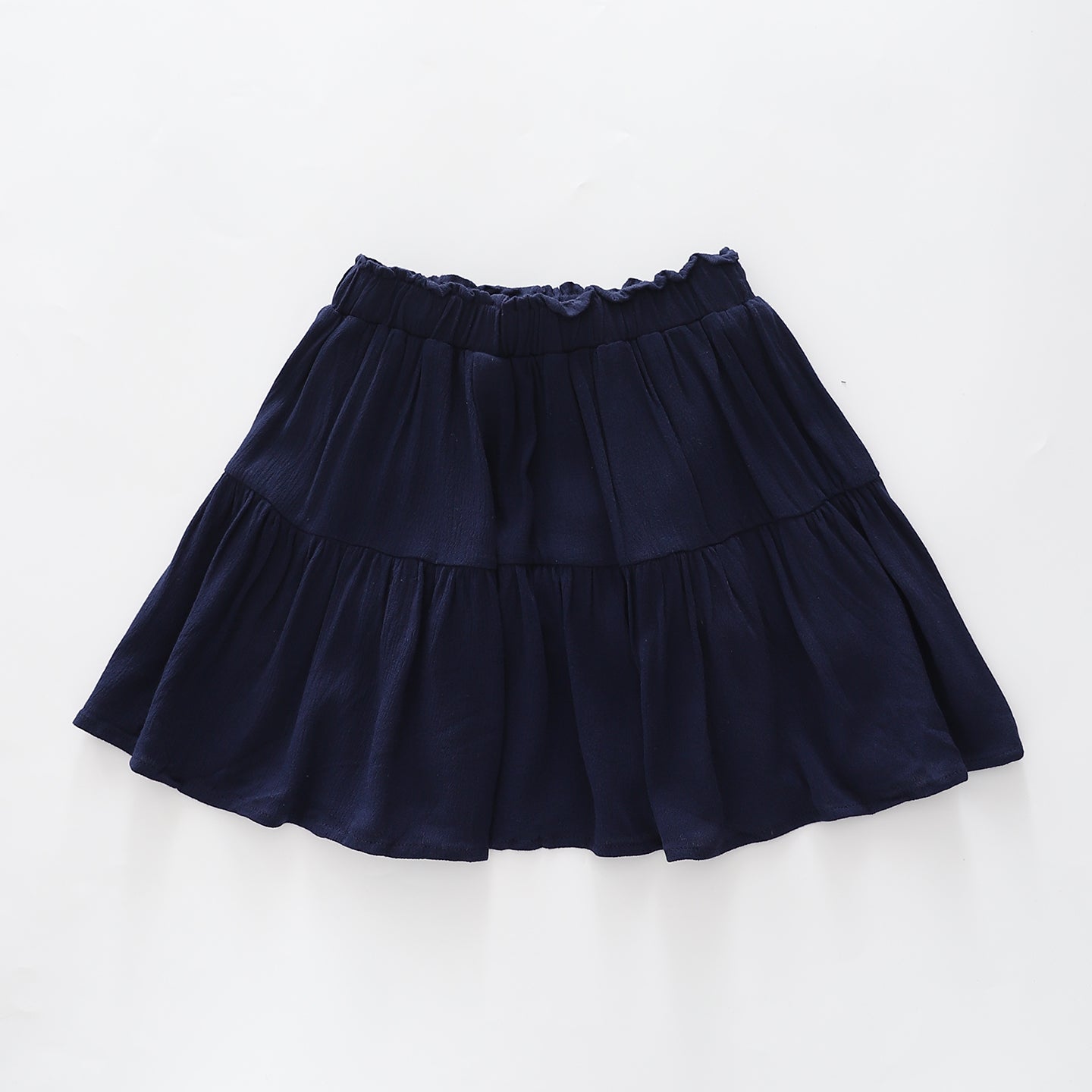 Girls Navy Blue Cheesecloth Skirt Ollies Place