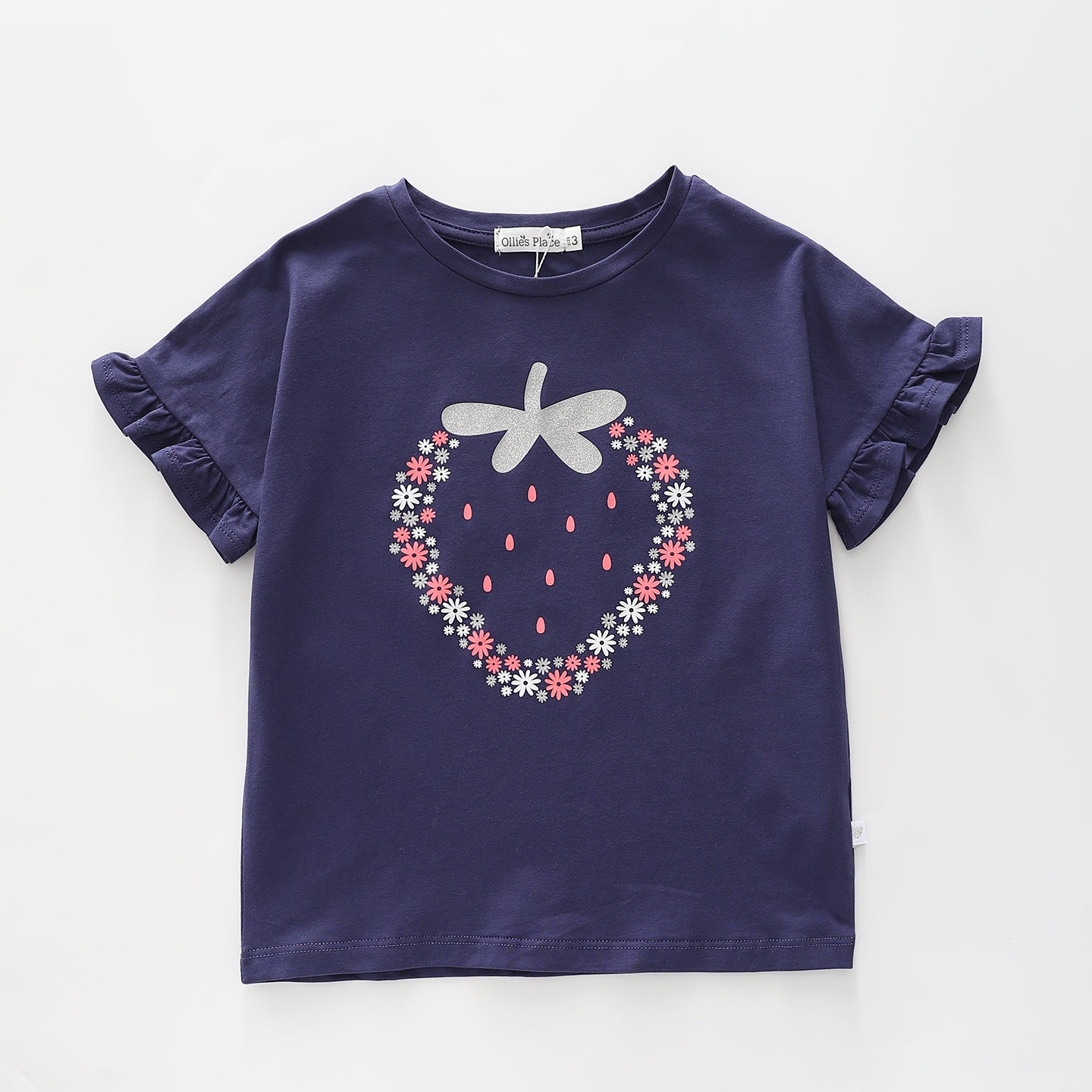 Girls Strawberry Blues Tee Ollies Place