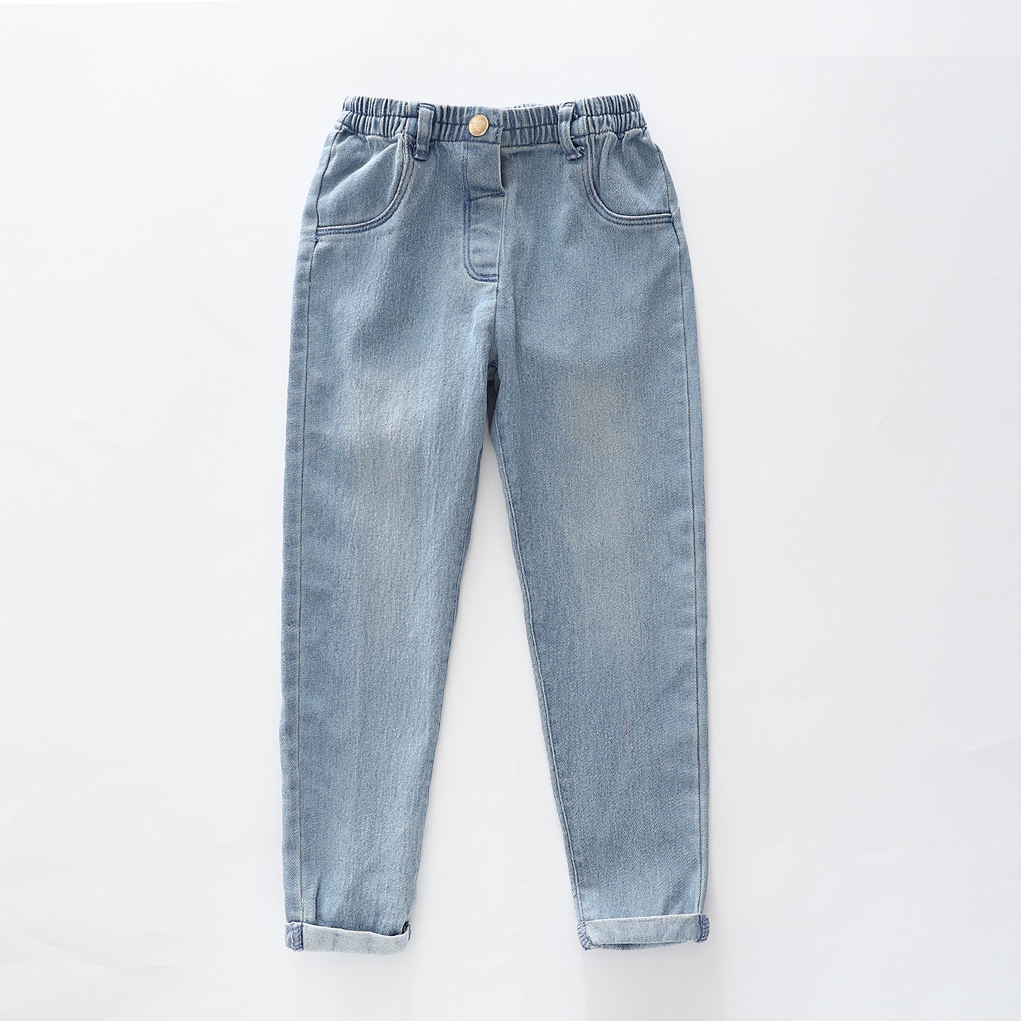 Girls Mid-Blue Denim Jeans Ollies Place