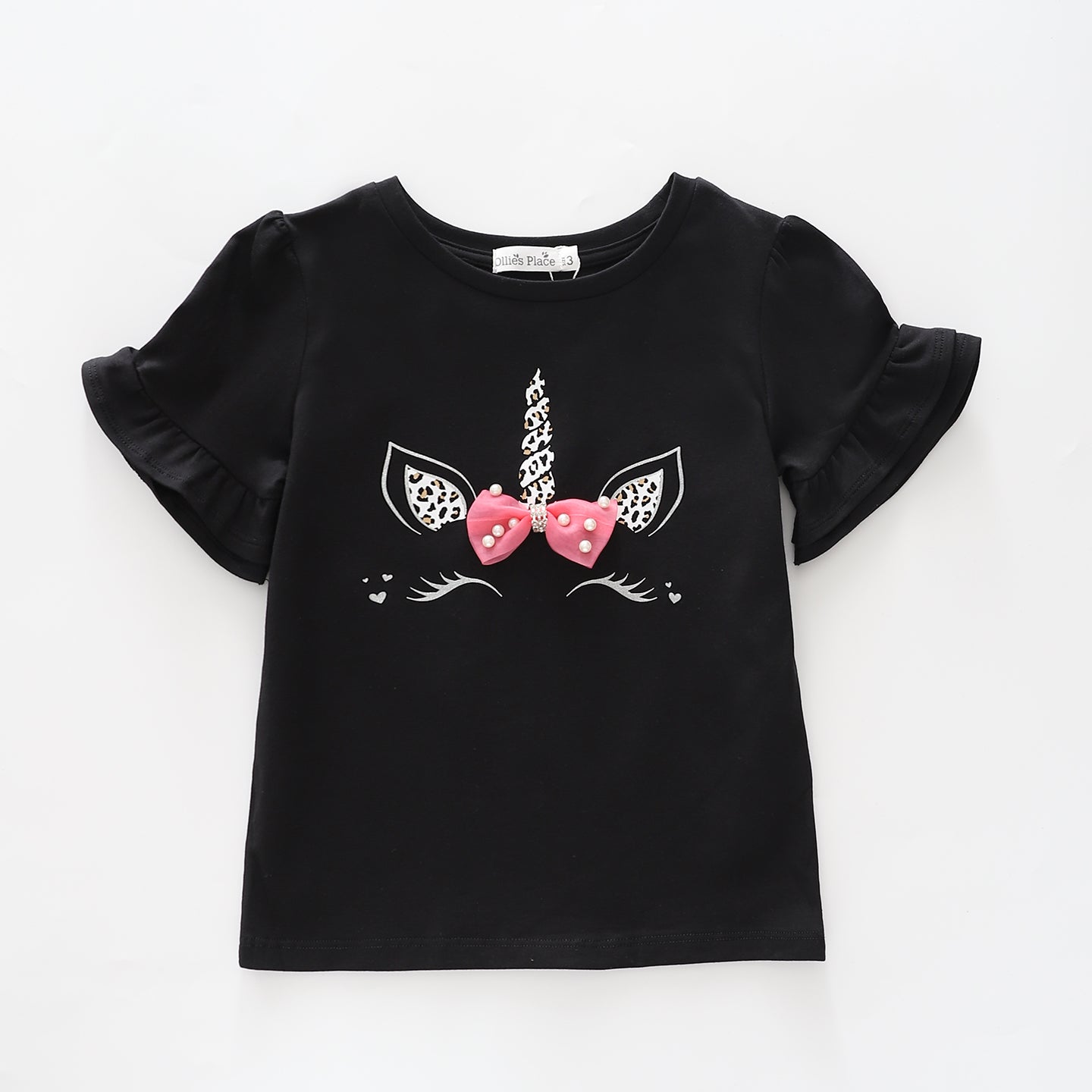 Junior Girls, Unicorn Print Tee Ollies Place