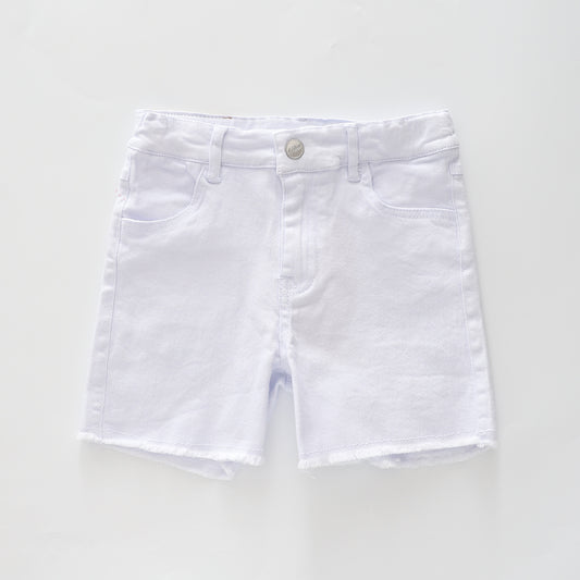 Junior Girls, White Denim Shorts Ollies Place