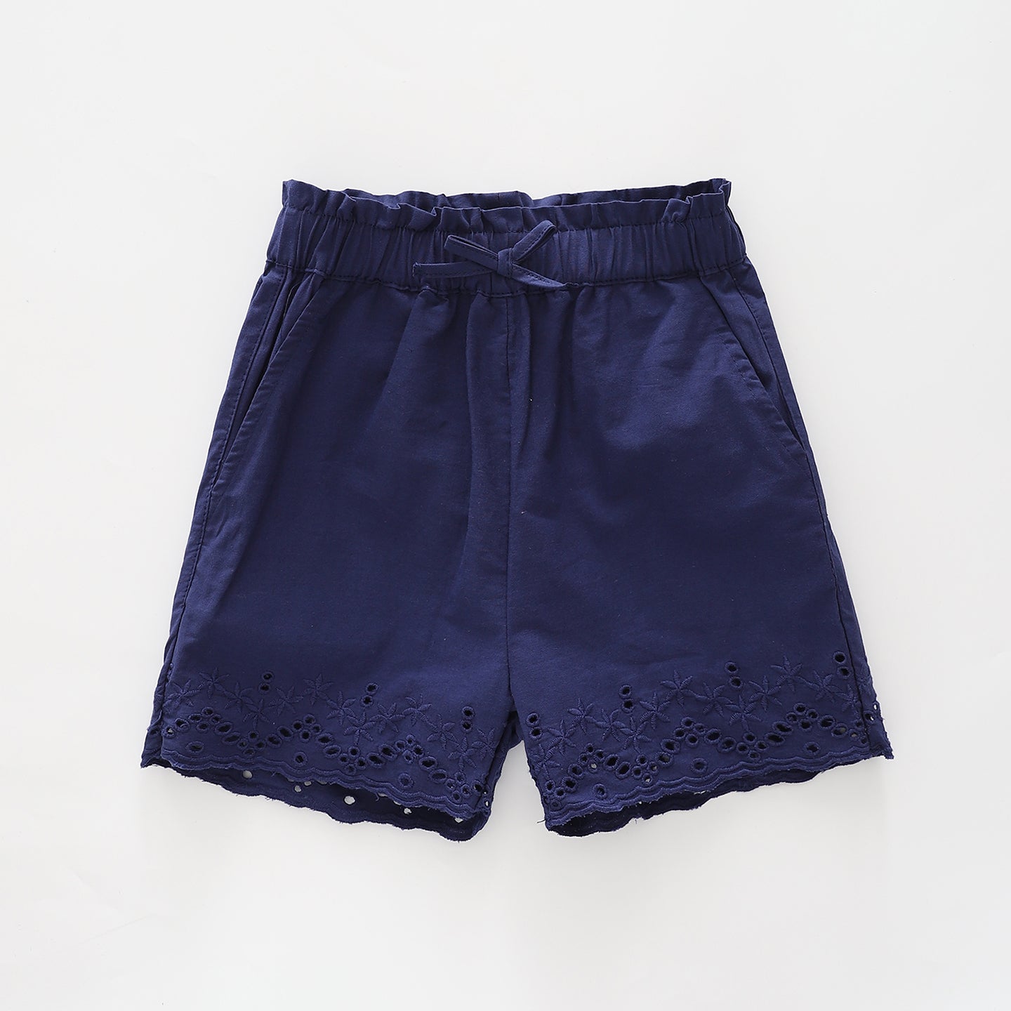 Junior Girls, Blue Woven Shorts Ollies Place