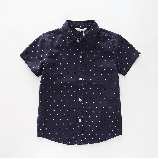 Older Boys, Geometric Button Down Collared Shirt Ollies Place