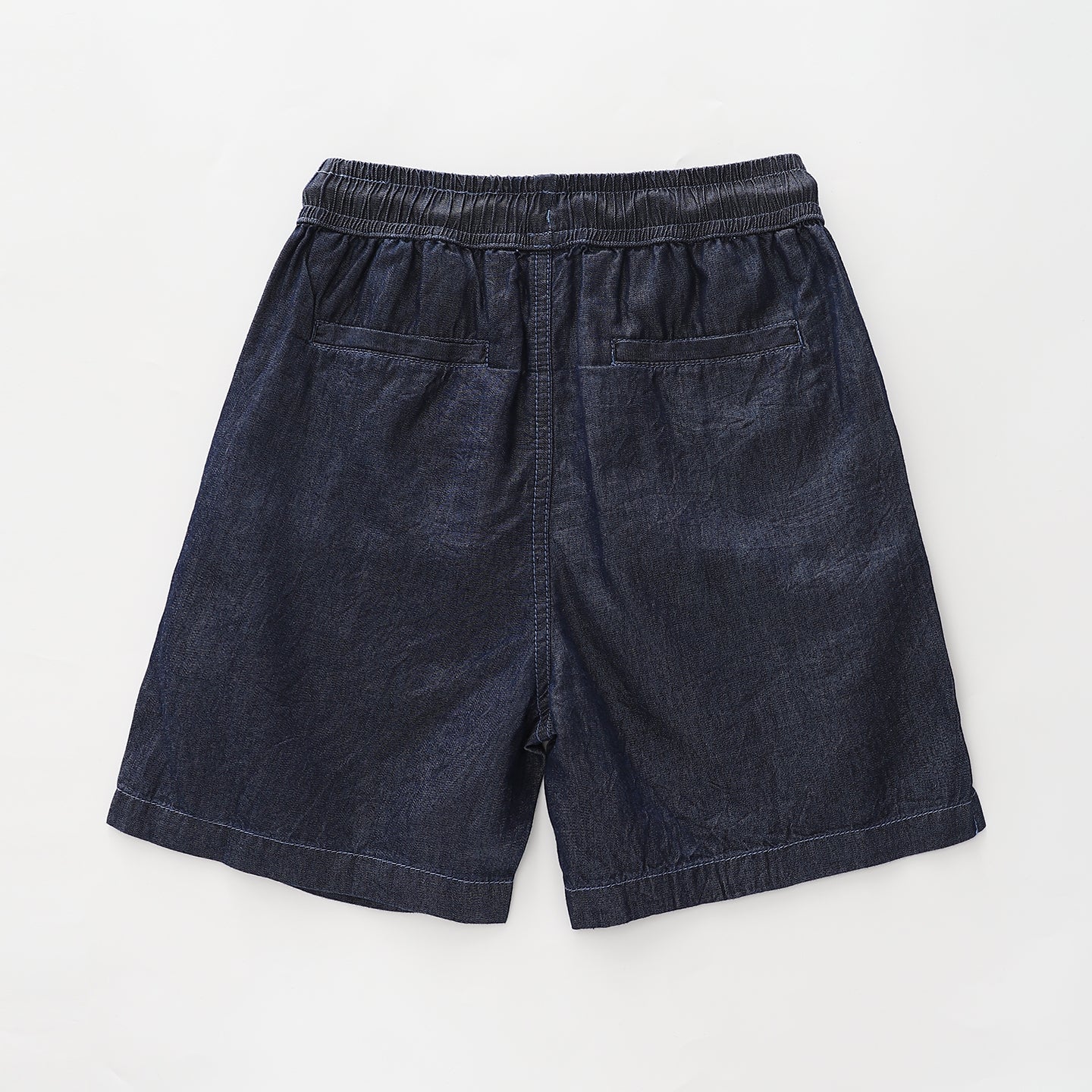 Older Boys Dark Chambray Shorts Ollies Place