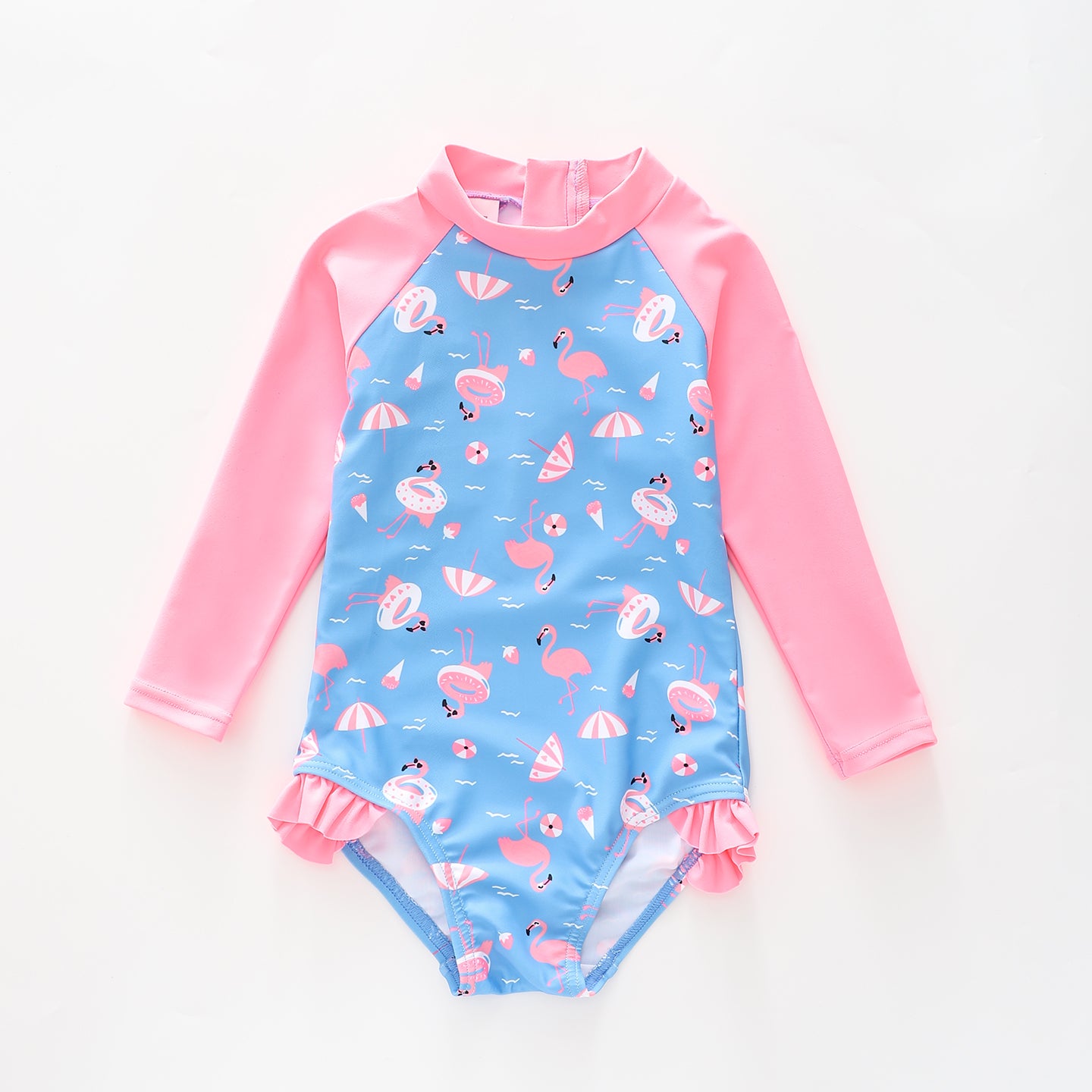 Girls Flamingo Fun Paddle Suit Ollies Place