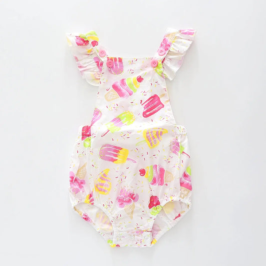 Ice Cream Ruffle Romper Ollies Place