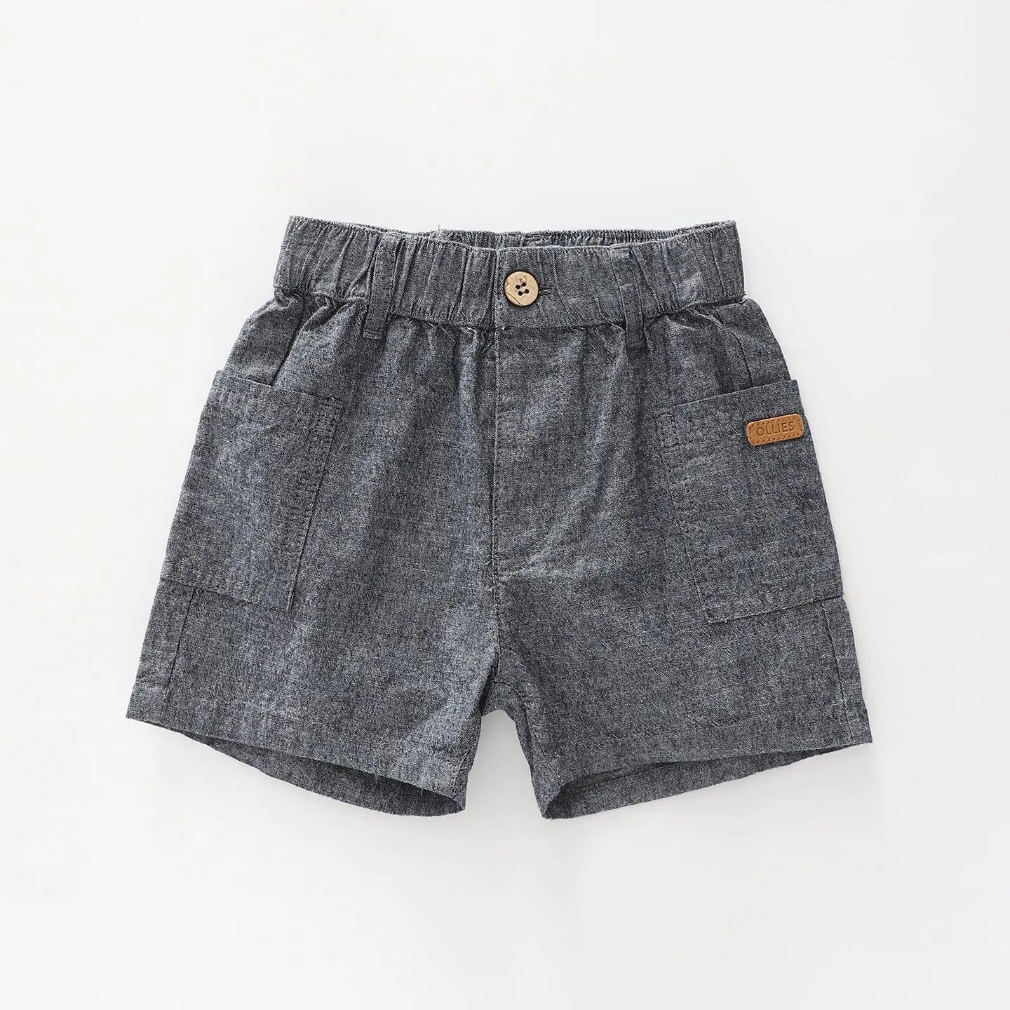 Infant Boys Chambray Denim Shorts Ollies Place