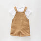 Infant Boys Jungle Safari Short Overalls Set Ollies Place