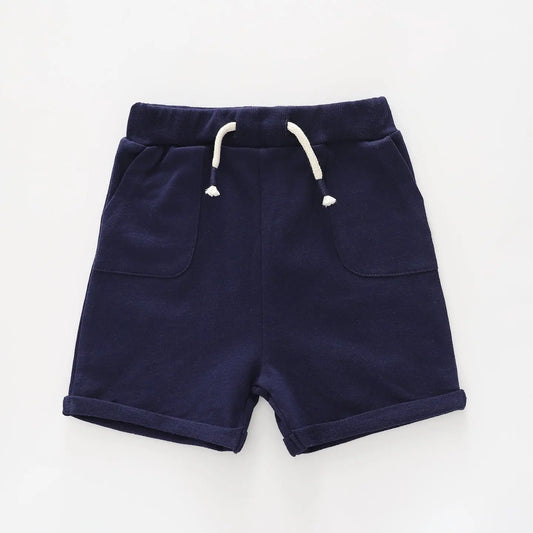 Infant Boys Navy Blue Casual Short Ollies Place