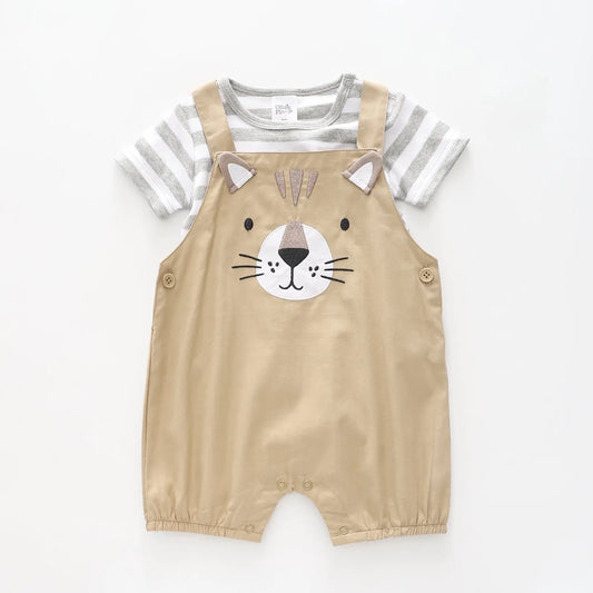 Infant Boys Safari Overalls Set Ollies Place
