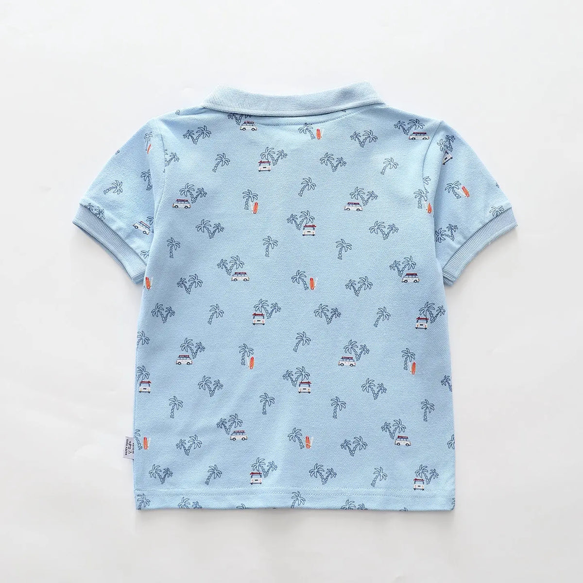 Infant Boys Tropical Print Polo Shirt Ollies Place