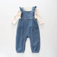 Infant Girls Chambray Overalls Set Ollies Place