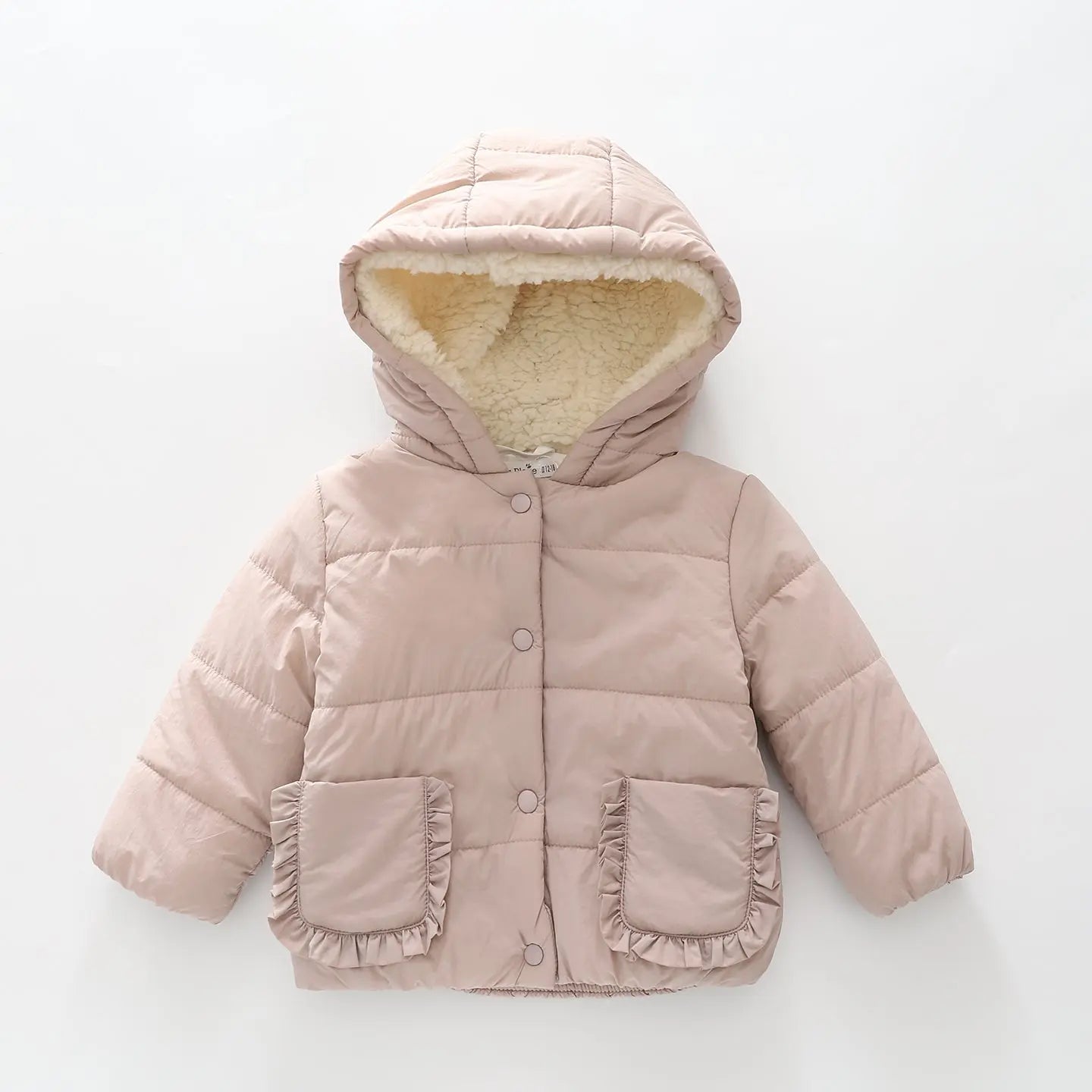 Infant Girls Hooded Puffer Jacket Ollies Place