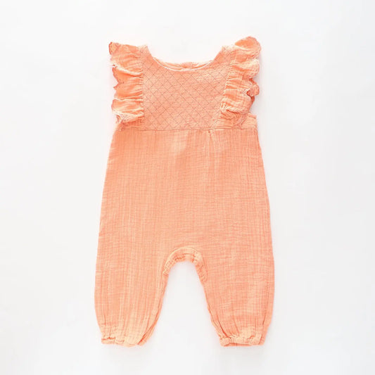 Infant Girls, Boho Cheesecloth Romper Ollies Place