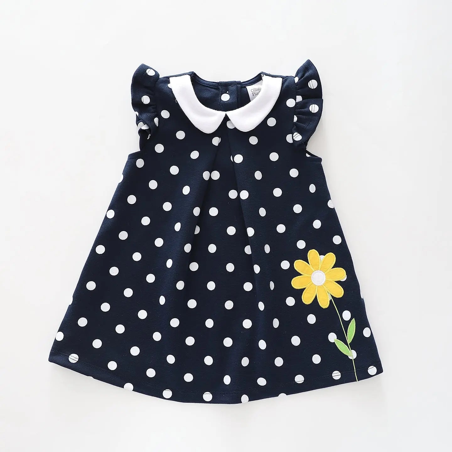 Infant Girls, Navy Daisy Dress Ollies Place