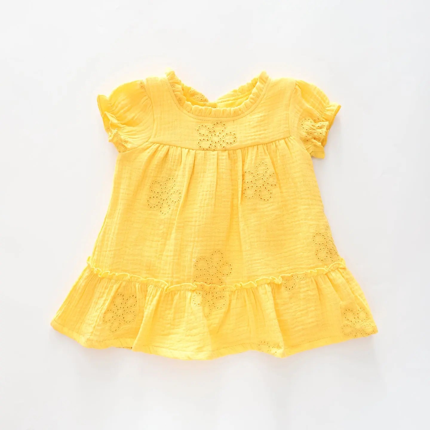 Infant Girls, Yellow Cheesecloth Dress Ollies Place