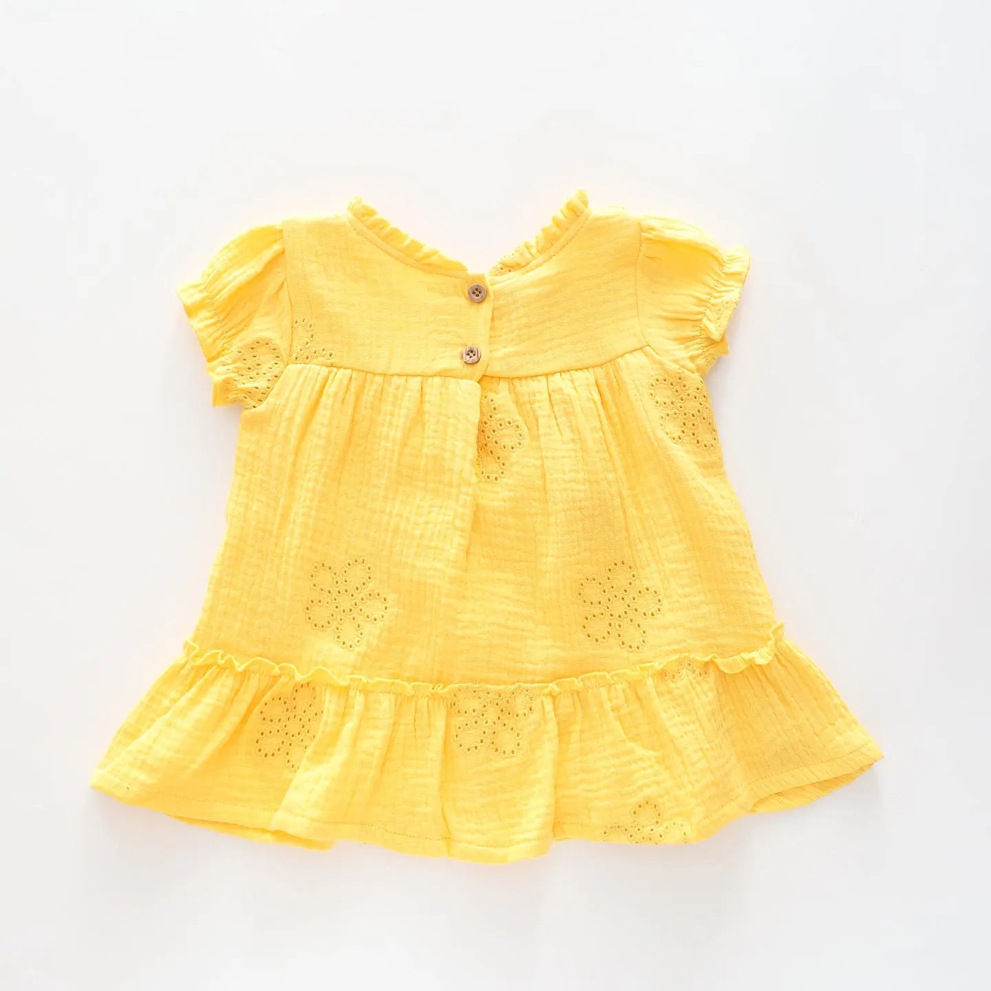 Infant Girls, Yellow Cheesecloth Dress Ollies Place